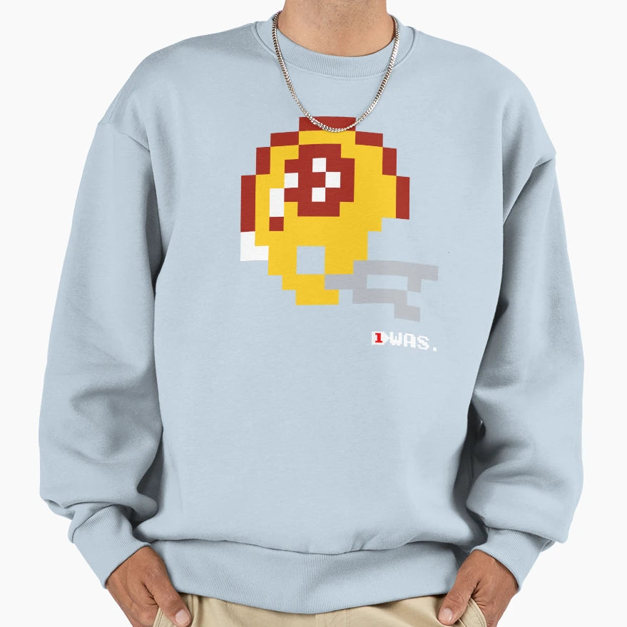 Wash R Helmet Tecmo Bowl T-Shirt - Fun Novelty Design for Adults - T-Shirt, Sweatshirt, Hoodie