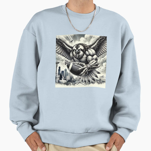 Seattle Football Sweatshirt - Trendy Graphic Men Women - T-Shirt, Sweatshirt, Hoodie