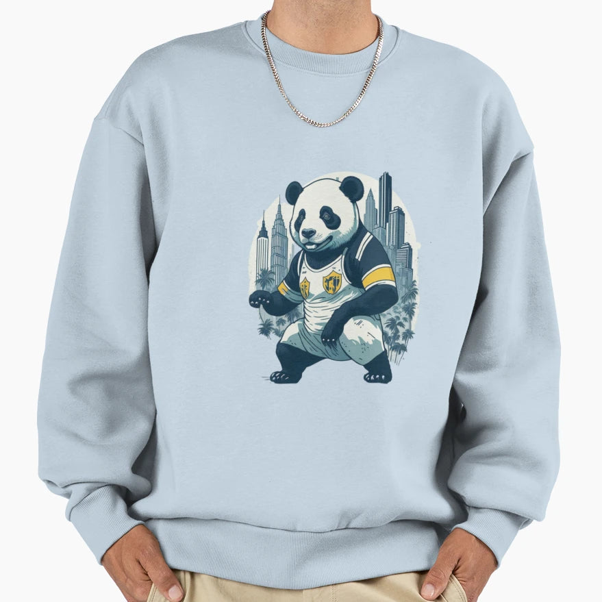 Soccer Panda Sweatshirt - Aesthetic Graphic Men Women - T-Shirt, Sweatshirt, Hoodie