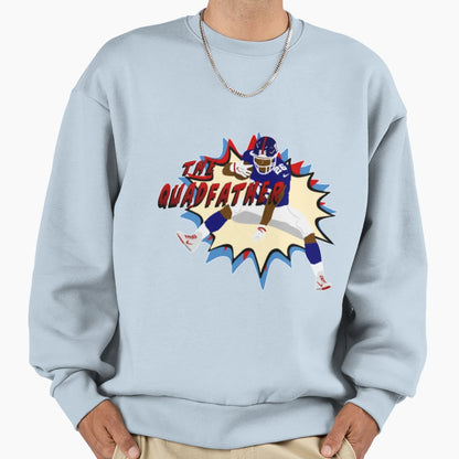 Quadfather Sweatshirt - Graphic Print Unisex - T-Shirt, Sweatshirt, Hoodie