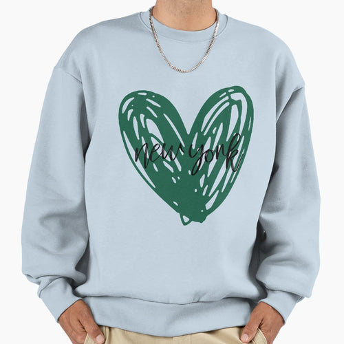 New York Heart 3 Sweatshirt - Casual Everyday Wear Men Women - T-Shirt, Sweatshirt, Hoodie