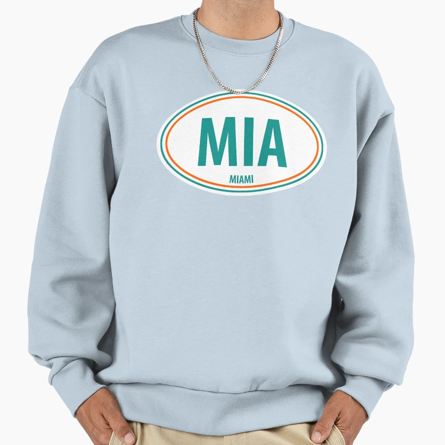 Mia Euro Sweatshirt - Trendy Graphic Unisex - T-Shirt, Sweatshirt, Hoodie