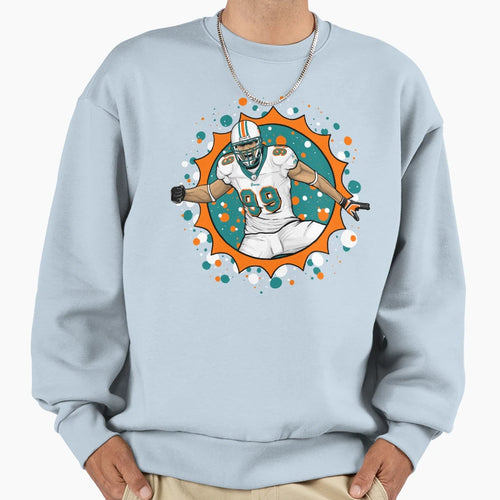 Jason Taylor Football Sweatshirt - Novelty Apparel Unisex - T-Shirt, Sweatshirt, Hoodie