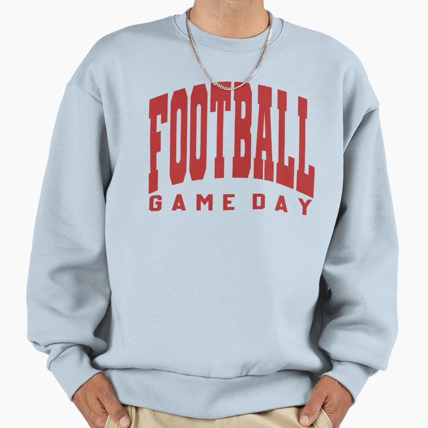 Football Game Day Sports Gift Sweatshirt - Aesthetic Graphic for Adults - T-Shirt, Sweatshirt, Hoodie