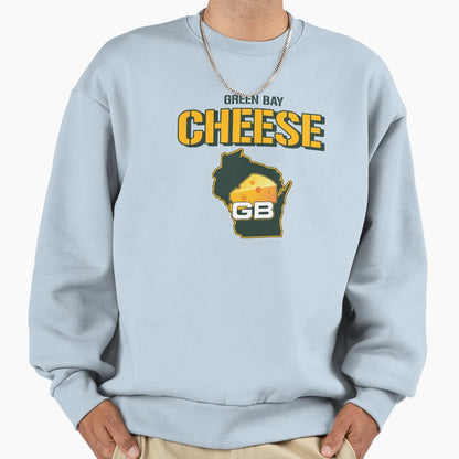 Green Bay Cheese Wordmark Sweatshirt - Trendy Graphic Unisex - T-Shirt, Sweatshirt, Hoodie