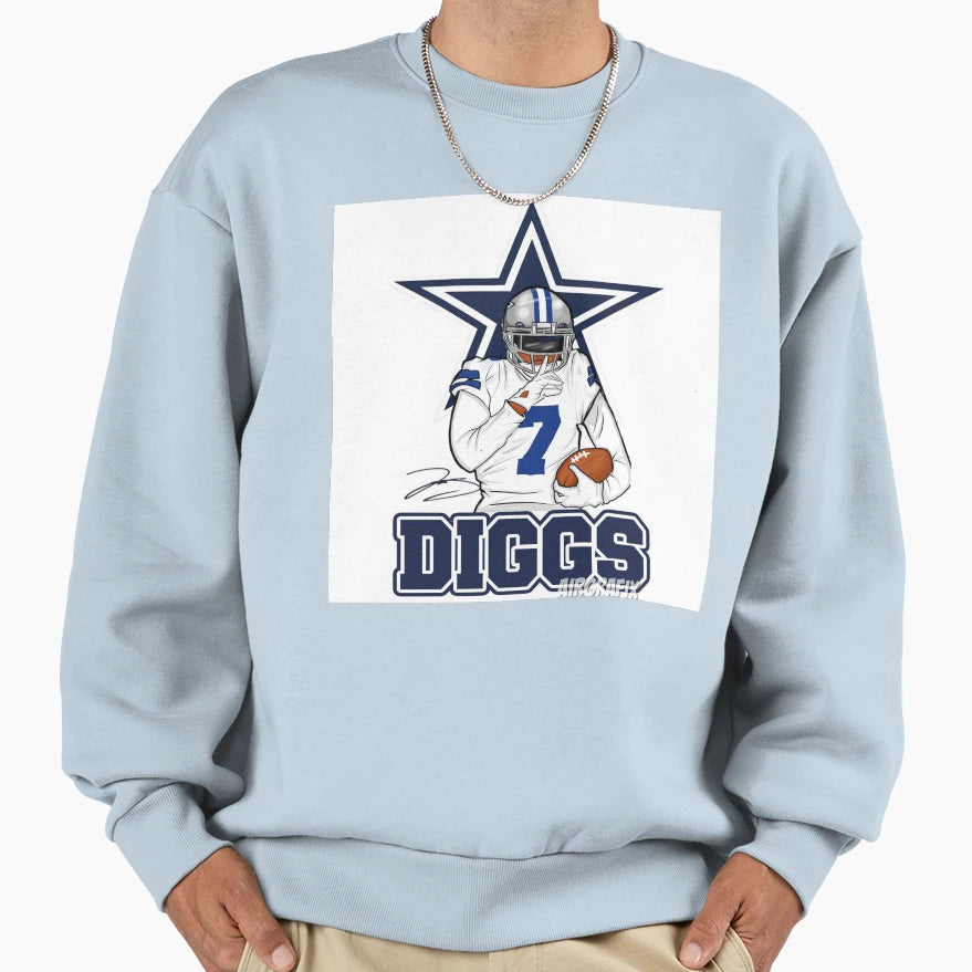 Shhhh Diggs Sweatshirt - Minimalist Print Unisex - T-Shirt, Sweatshirt, Hoodie