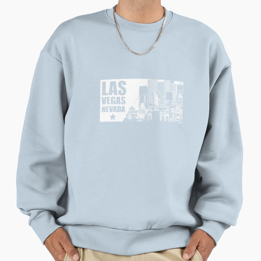 Las Vegas Nevada Sweatshirt - Custom Art Print Men Women - T-Shirt, Sweatshirt, Hoodie