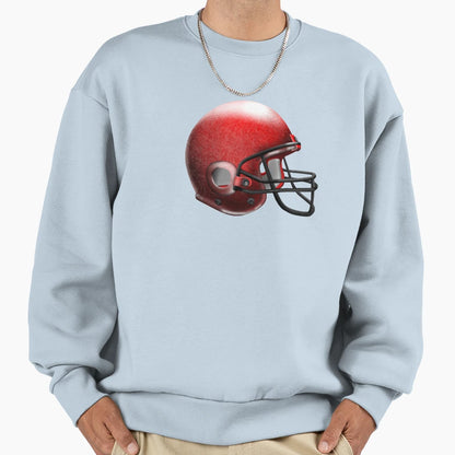 Football Helmet Sweatshirt - Streetwear Style for Adults - T-Shirt, Sweatshirt, Hoodie