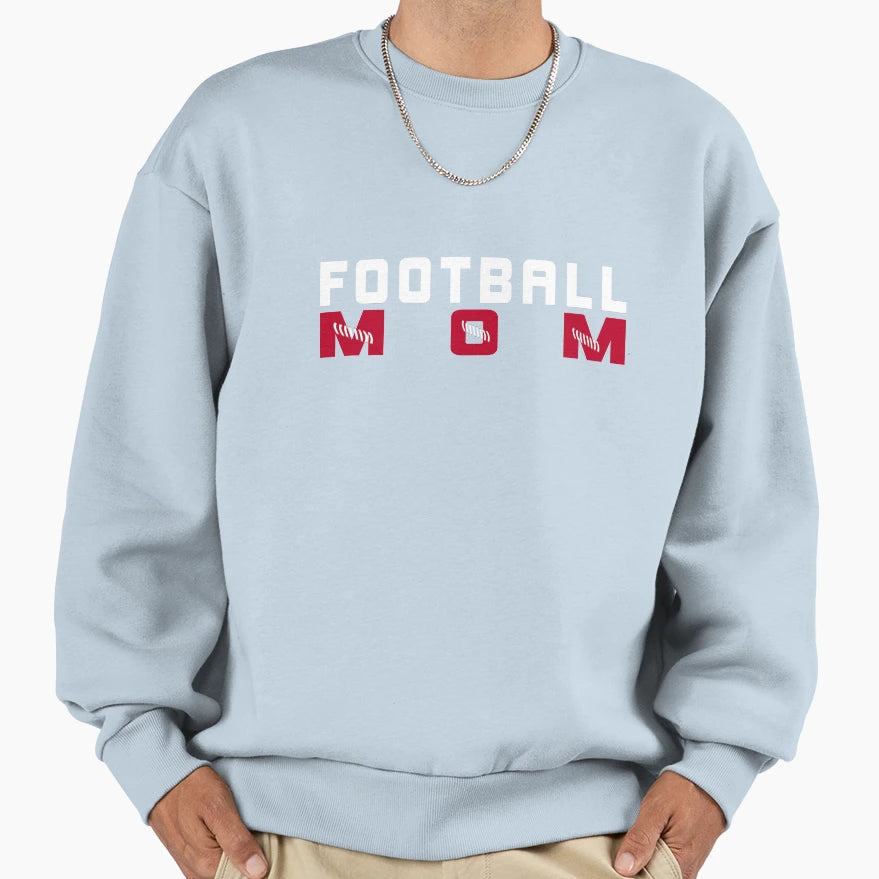 Football Mom Mom Life Football Game Sweatshirt - Unique Graphic for Adults - T-Shirt, Sweatshirt, Hoodie