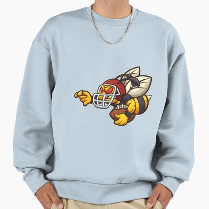 Football Hornet Sweatshirt - Trendy Graphic Men Women - T-Shirt, Sweatshirt, Hoodie