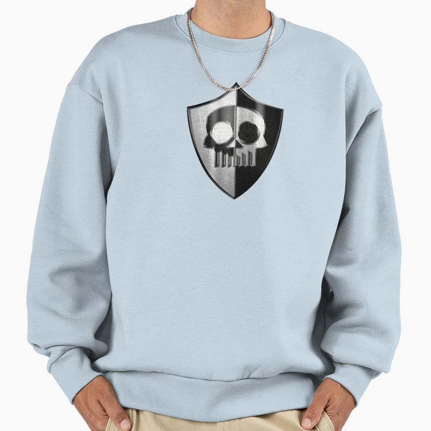 Medievil Shield Sweatshirt - Unique Graphic for Adults - T-Shirt, Sweatshirt, Hoodie