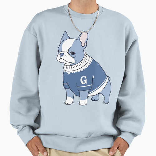Georgetown Blue Bulldog Sweatshirt - Trendy Graphic Men Women - T-Shirt, Sweatshirt, Hoodie