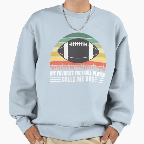 Football Dad Coach Football Lover Sweatshirt - Graphic Print Men Women - T-Shirt, Sweatshirt, Hoodie