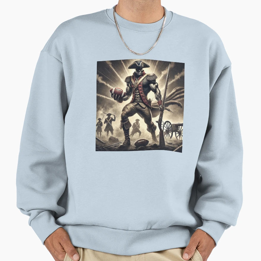 New England Football V2 Sweatshirt - Custom Art Print for Adults - T-Shirt, Sweatshirt, Hoodie
