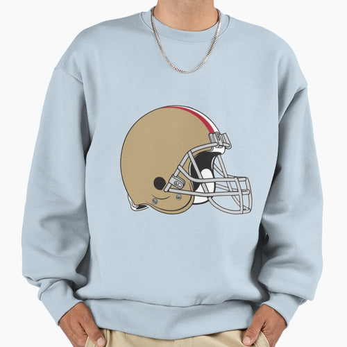 Football Helmet Sweatshirt - Graphic Print Unisex - T-Shirt, Sweatshirt, Hoodie