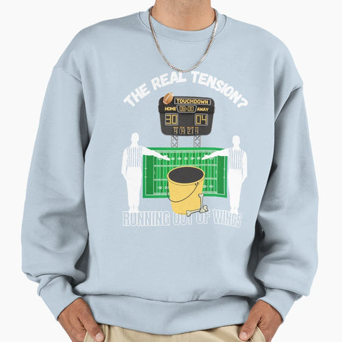 Funny Football Lover Real Tension Sweatshirt - Minimalist Print Men Women - T-Shirt, Sweatshirt, Hoodie