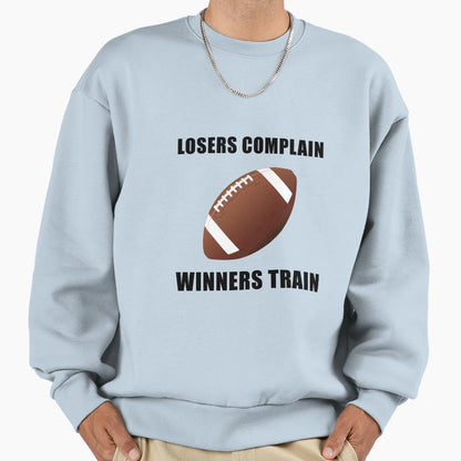 Football Winners Train Sweatshirt - Fun Novelty Design for Adults - T-Shirt, Sweatshirt, Hoodie