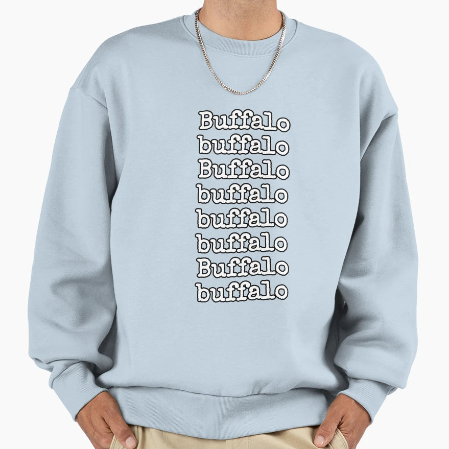 Buffalo Sweatshirt - Unique Graphic Unisex - T-Shirt, Sweatshirt, Hoodie