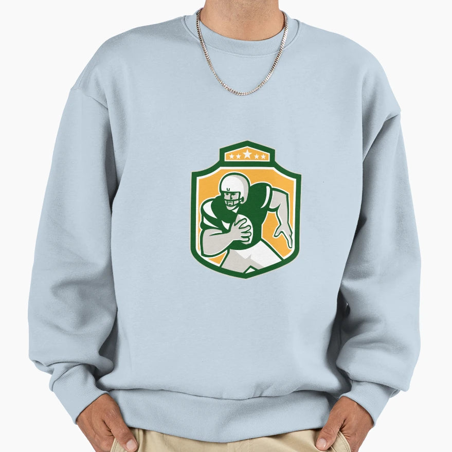 American Football Qb Player Sweatshirt - Novelty Apparel for Adults - T-Shirt, Sweatshirt, Hoodie