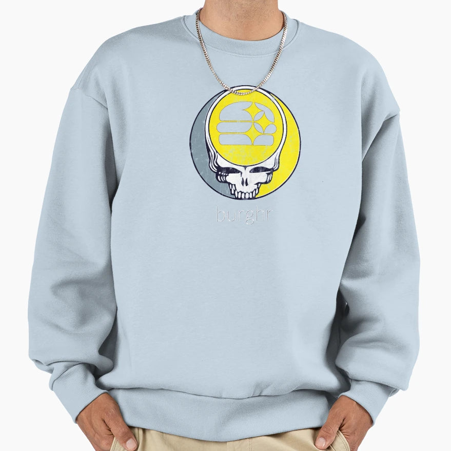 Steal Your Burghr Black Gold Sweatshirt - Fun Novelty Design Men Women - T-Shirt, Sweatshirt, Hoodie