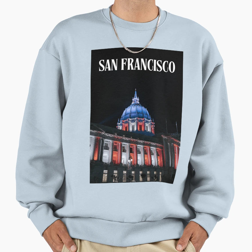 San Francisco Sweatshirt - Aesthetic Graphic for Adults - T-Shirt, Sweatshirt, Hoodie