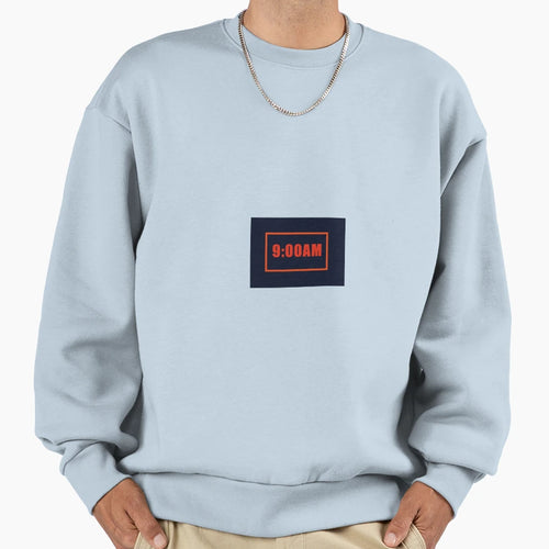 Its Time Breakfast 9Am Clock Sweatshirt - Casual Everyday Wear Men Women - T-Shirt, Sweatshirt, Hoodie