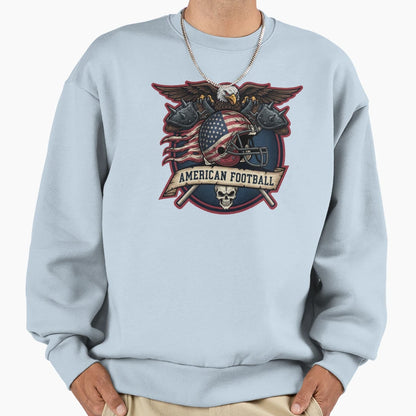 American Football Eagle Sweatshirt - Casual Everyday Wear for Adults - T-Shirt, Sweatshirt, Hoodie