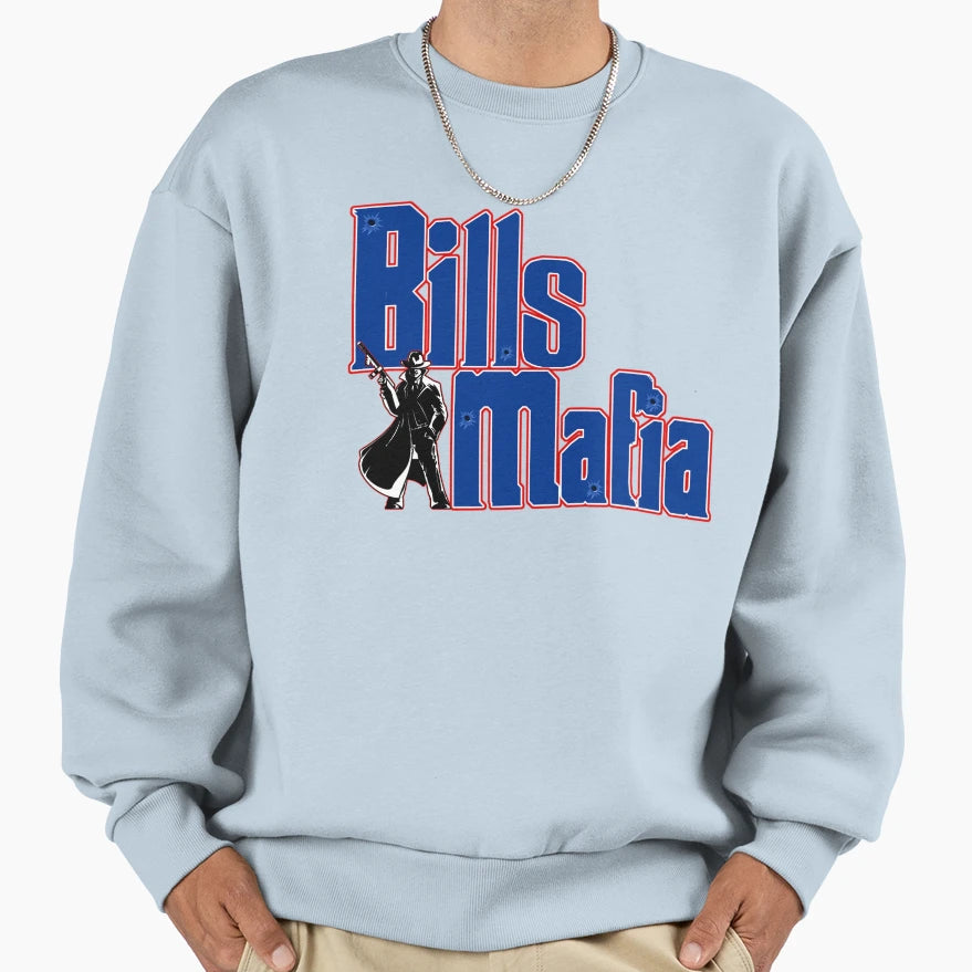 Bills Mafia Sweatshirt - Novelty Apparel for Adults - T-Shirt, Sweatshirt, Hoodie