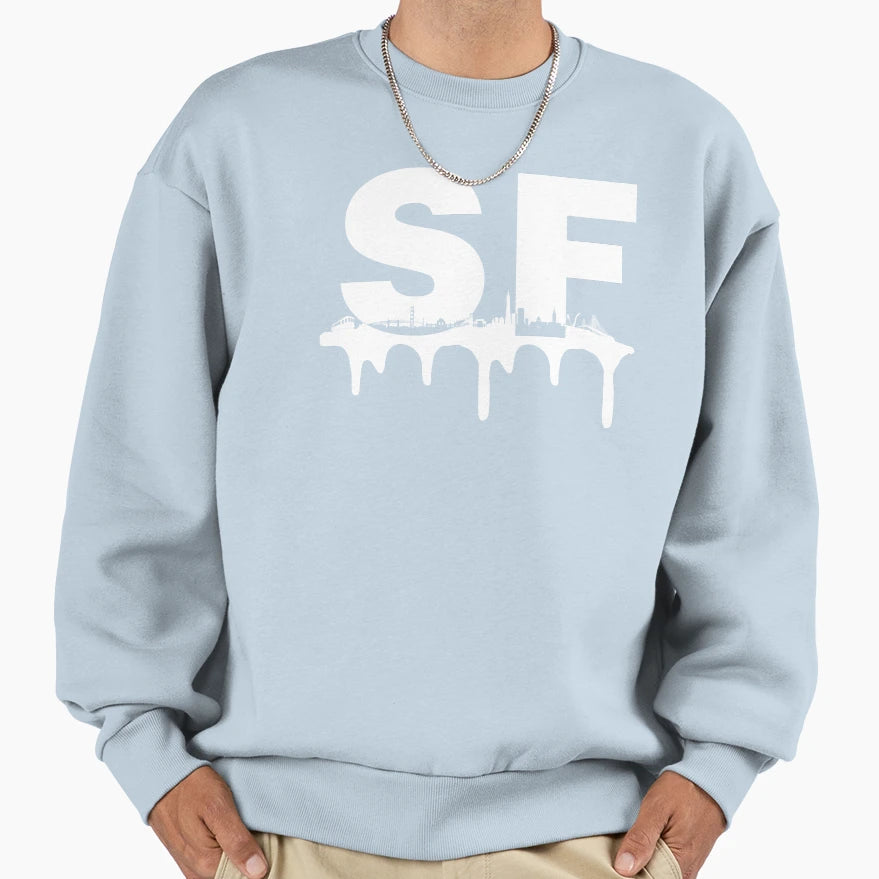 San Francisco Sf Landmark Skyline Sweatshirt - Novelty Apparel Unisex - T-Shirt, Sweatshirt, Hoodie
