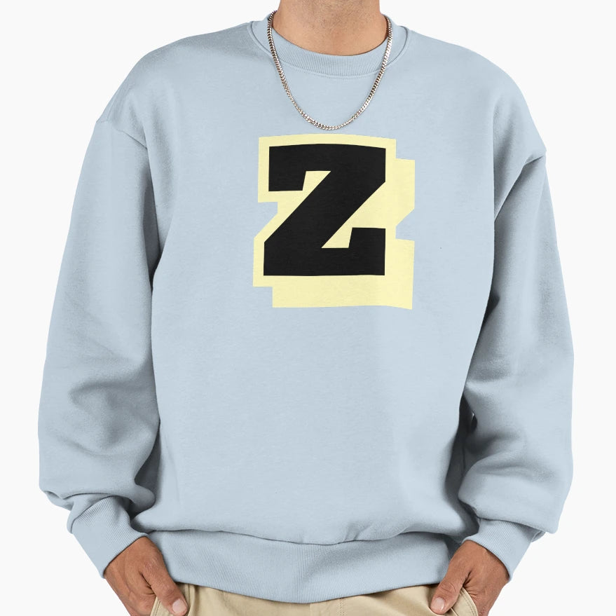 Letter Z Street Art Typography Sweatshirt - Streetwear Style Men Women - T-Shirt, Sweatshirt, Hoodie