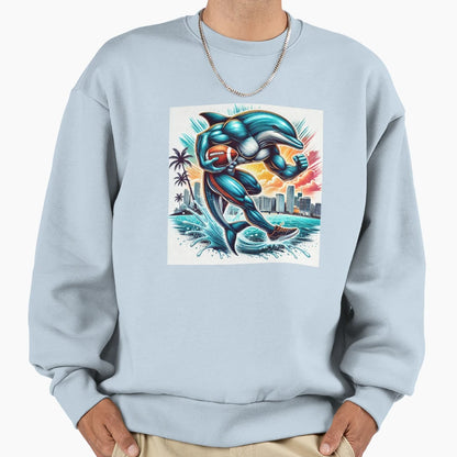 Miami Football Sweatshirt - Aesthetic Graphic for Adults - T-Shirt, Sweatshirt, Hoodie