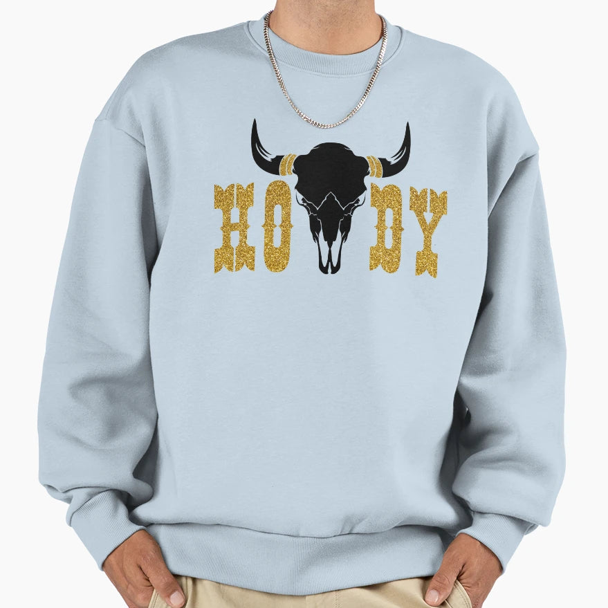 Howdy Cowgirl Rodeo Western T-Shirt - Custom Art Print Unisex - T-Shirt, Sweatshirt, Hoodie