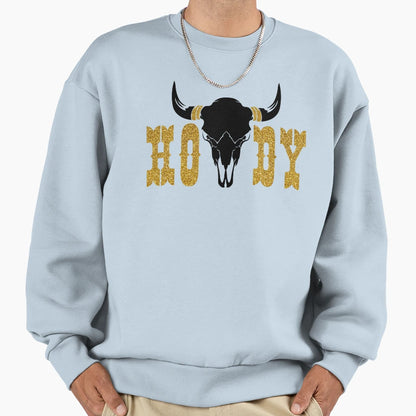 Howdy Cowgirl Rodeo Western T-Shirt - Custom Art Print Unisex - T-Shirt, Sweatshirt, Hoodie