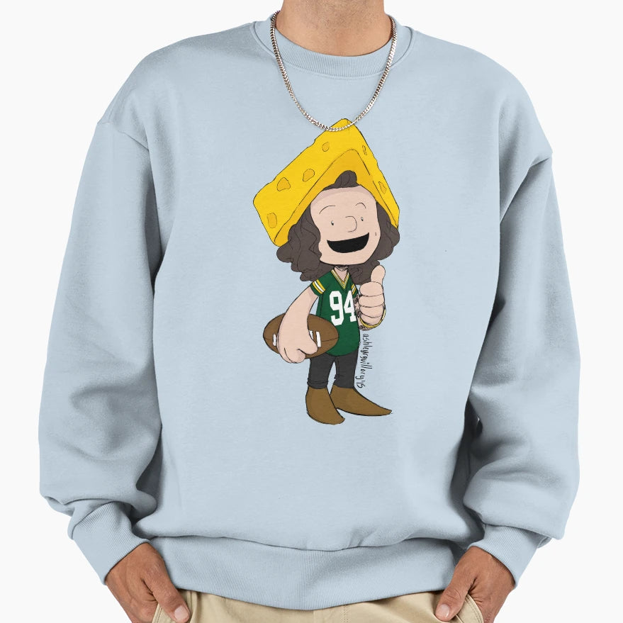 Cheesehead Haz Sweatshirt - Unique Graphic Unisex - T-Shirt, Sweatshirt, Hoodie