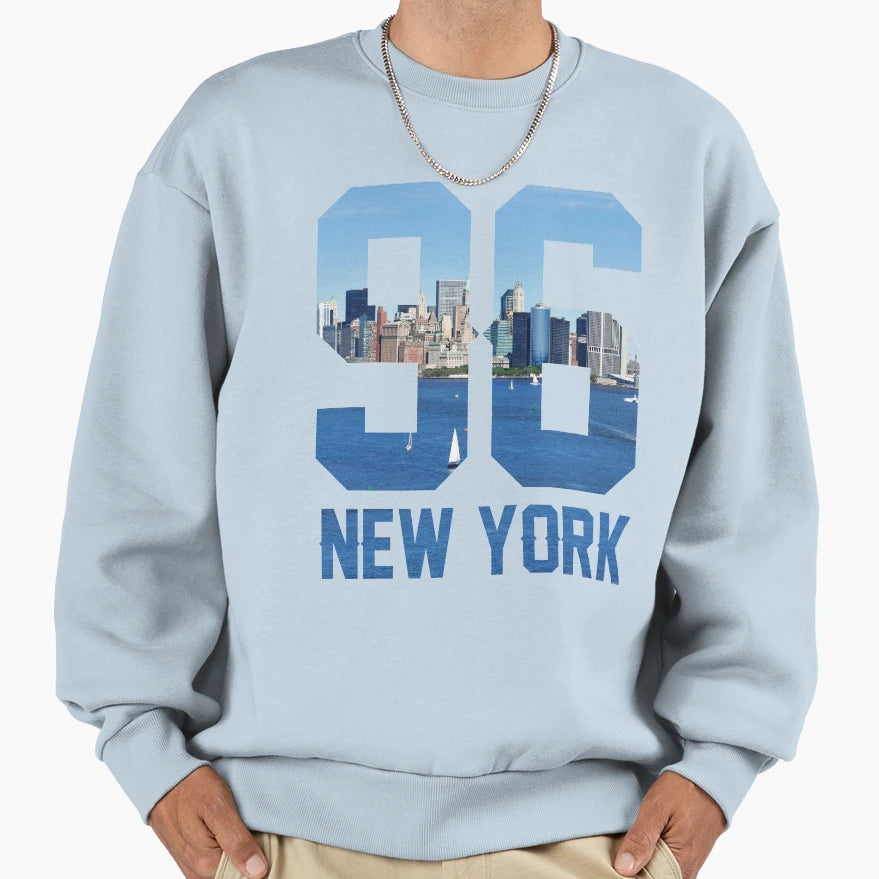 New York 96 Sweatshirt - Custom Art Print Unisex - T-Shirt, Sweatshirt, Hoodie