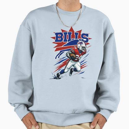 Buffalo Bills Football Power Dynamic T-Shirt - Novelty Apparel Men Women - T-Shirt, Sweatshirt, Hoodie