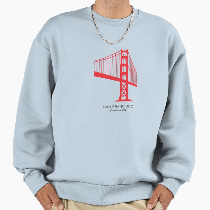 San Francisco Sweatshirt - Novelty Apparel Unisex - T-Shirt, Sweatshirt, Hoodie