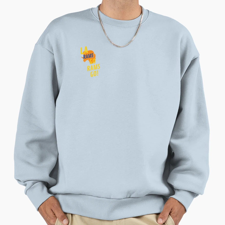 La Rams Go Rams Go Sweatshirt - Trendy Graphic for Adults - T-Shirt, Sweatshirt, Hoodie
