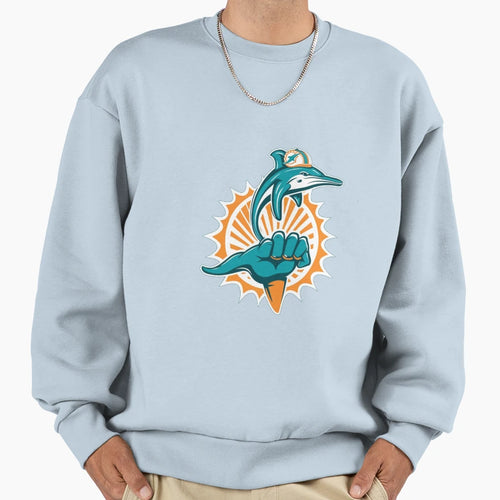 Back Miami Dolphins Sweatshirt - Trendy Graphic for Adults - T-Shirt, Sweatshirt, Hoodie