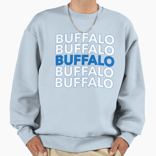 Buffalo Sweatshirt - Novelty Apparel for Adults - T-Shirt, Sweatshirt, Hoodie