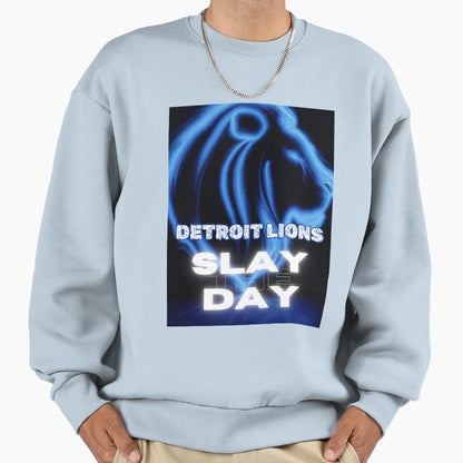 Detroit Lions Slay Day Collection 1 Sweatshirt - Fun Novelty Design Unisex - T-Shirt, Sweatshirt, Hoodie