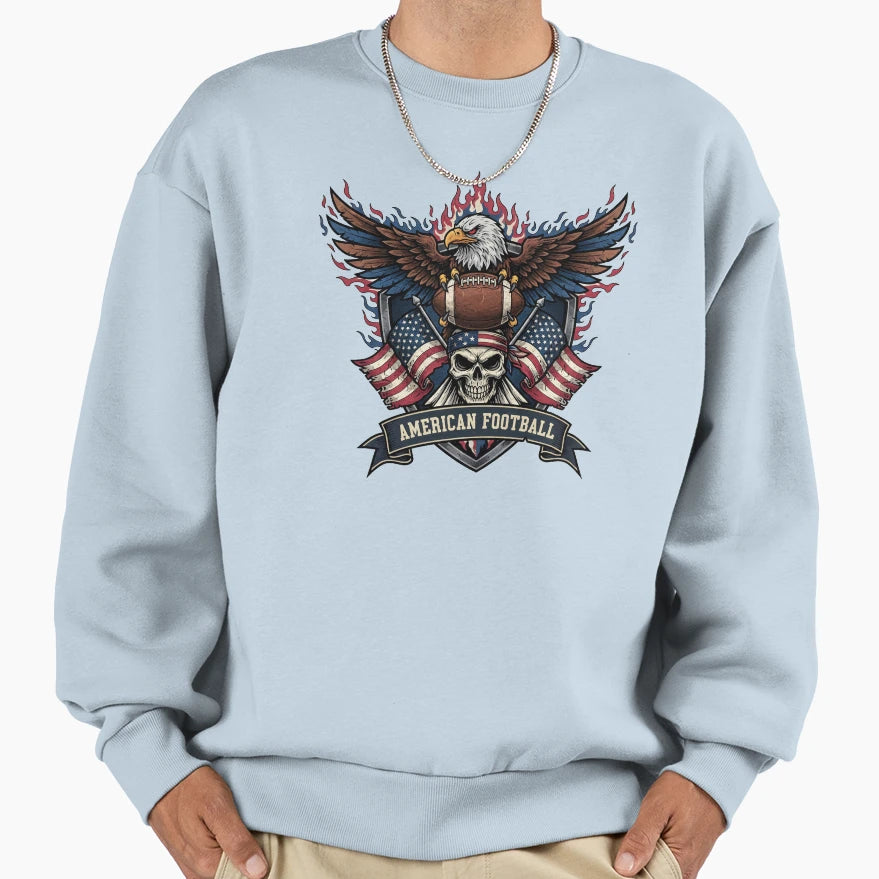 American Football Competitive Sweatshirt - Casual Everyday Wear Unisex - T-Shirt, Sweatshirt, Hoodie
