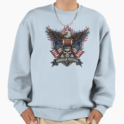 American Football Competitive Sweatshirt - Casual Everyday Wear Unisex - T-Shirt, Sweatshirt, Hoodie