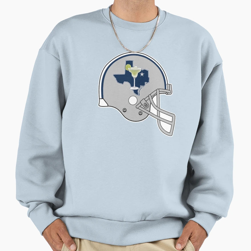 Dallas Margaritas Helmet Sweatshirt - Trendy Graphic Men Women - T-Shirt, Sweatshirt, Hoodie