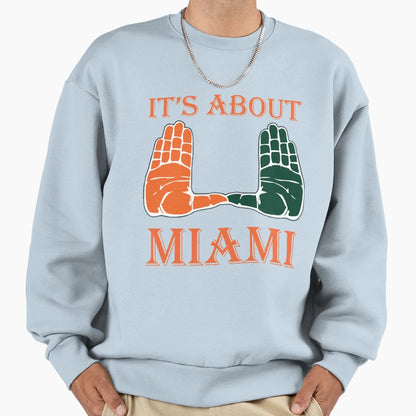 Miami Football Sweatshirt - Unique Graphic Men Women - T-Shirt, Sweatshirt, Hoodie