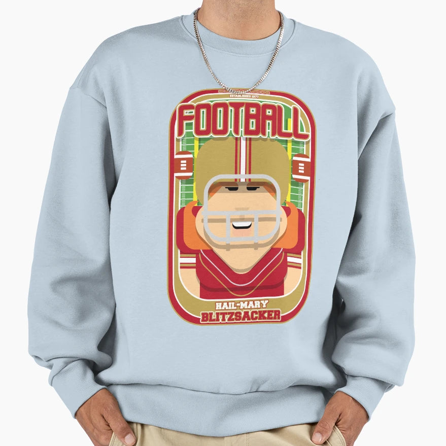 American Football Red And Gold Hail Sweatshirt - Custom Art Print Unisex - T-Shirt, Sweatshirt, Hoodie