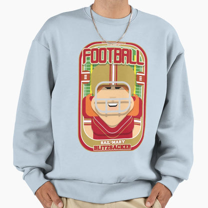 American Football Red And Gold Hail Sweatshirt - Custom Art Print Unisex - T-Shirt, Sweatshirt, Hoodie