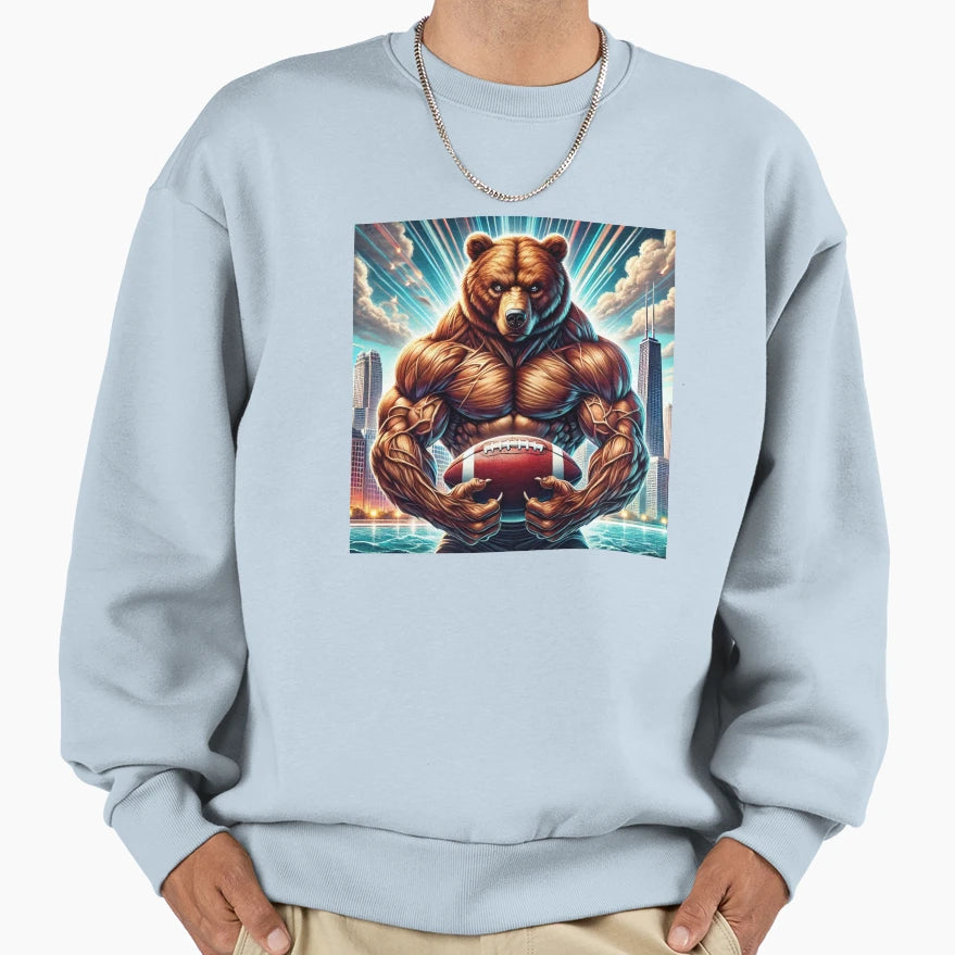 Chicago Football V2 Sweatshirt - Minimalist Print Unisex - T-Shirt, Sweatshirt, Hoodie