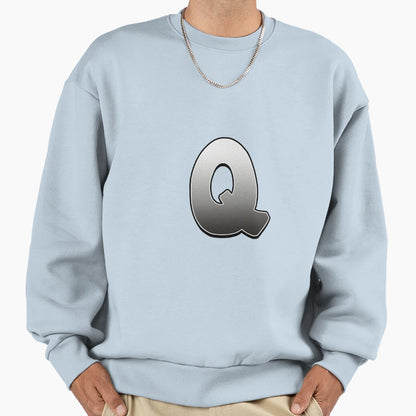 Letter Q Sweatshirt - Graphic Print Unisex - T-Shirt, Sweatshirt, Hoodie