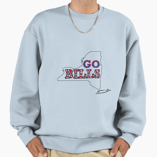 Go Buffalo Sweatshirt - Casual Everyday Wear for Adults - T-Shirt, Sweatshirt, Hoodie